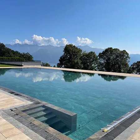 Les Terrasses De Lavaux-4 Luxe & Detente Terrasse Jardin Piscine Vue Montagnes Lavaux Puidoux